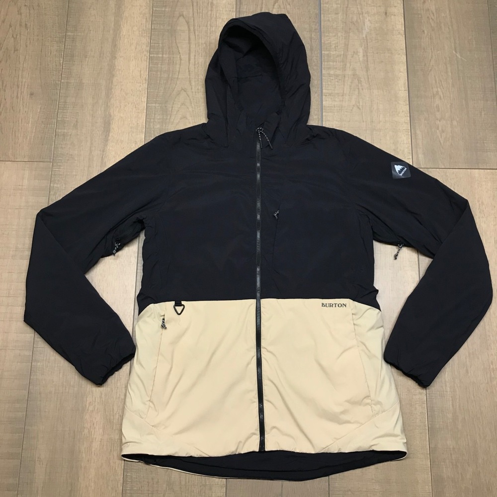 Burton Jacket Womens Size M Black Multipath Insulated Thermolite Hooded Nylon